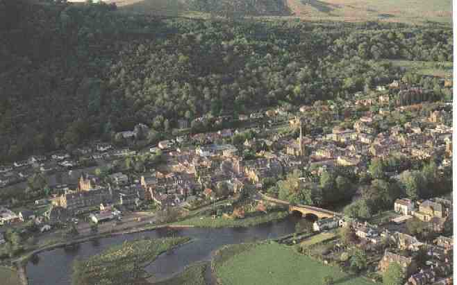 Aerial view of Callander